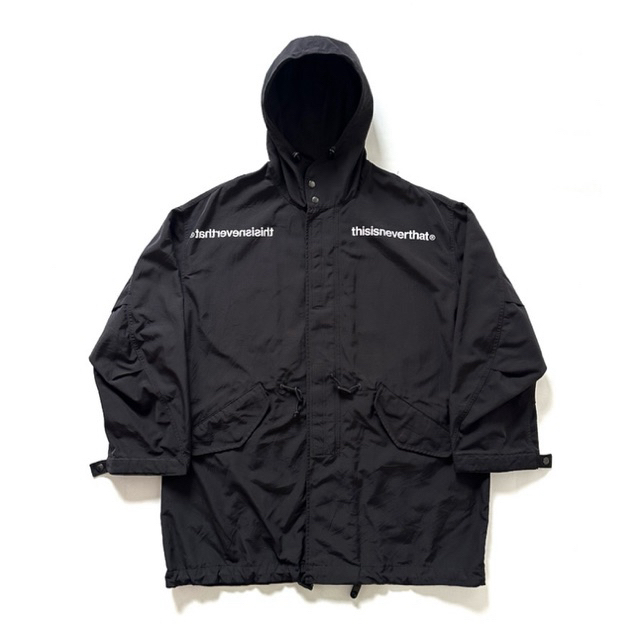 THISISNVRTHAT MI-LOGO M51 PARKA - BLACK