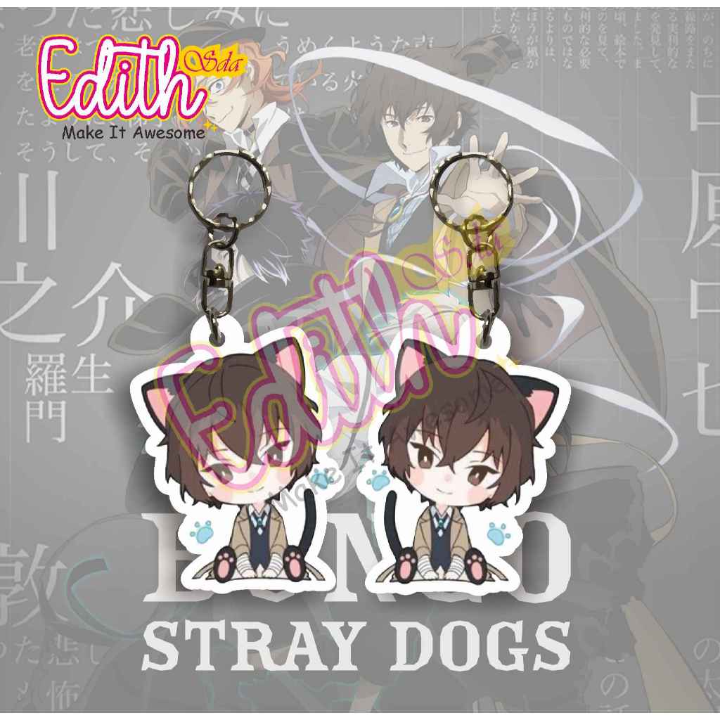 [BUKAN PO] Gantungan Kunci Bungo Stray Dogs / Keychain Bungo Stray Dogs