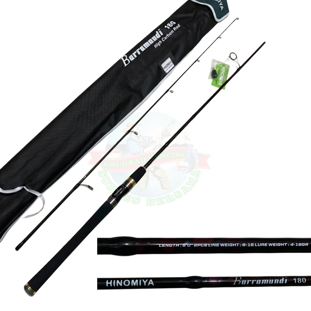 Joran Hinomiya Barramundi 180 Ulir High Carbon (Line 8-16 lb)