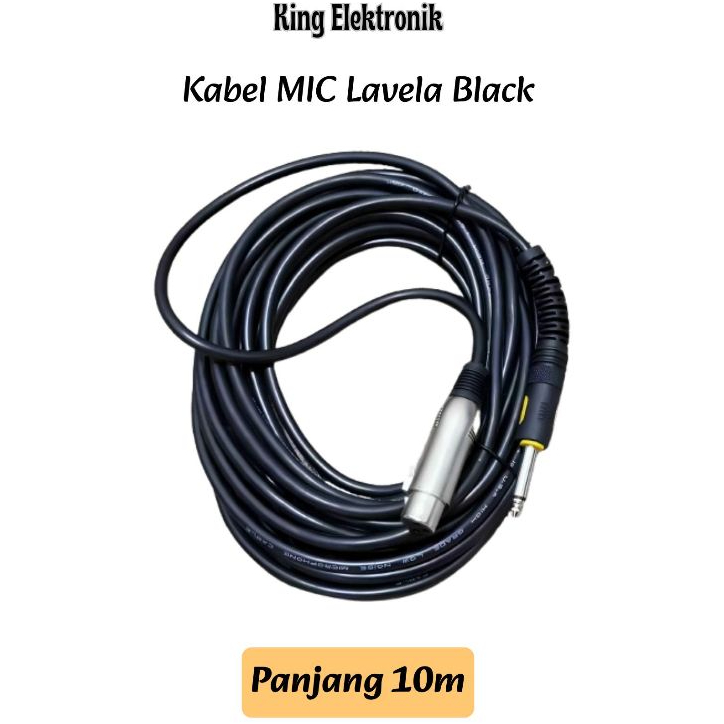 Kabel Mic Canon To Toa Kabel Mikrofon XLR Female To Jack Toa Mono 10 Meter / 15 Meter Lavela