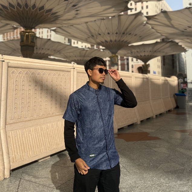 HUDAN ZUBAIR KEMKO | Kemeja Koko Lengan Pendek Kemeja Pria Pakaian Muslim