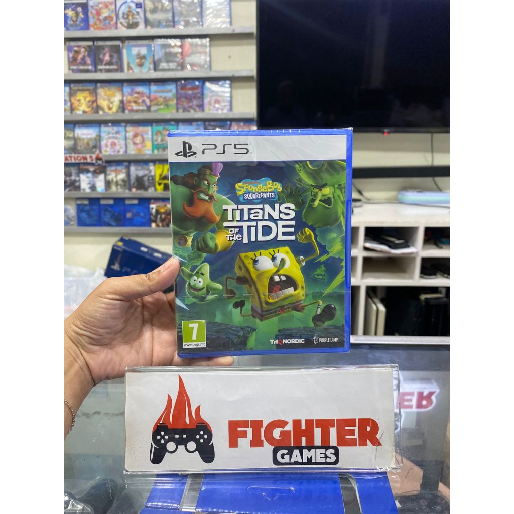 [JOGJA] Kaset PS5 SpongeBob Titans Of The Tide BD PS5 CD PS5