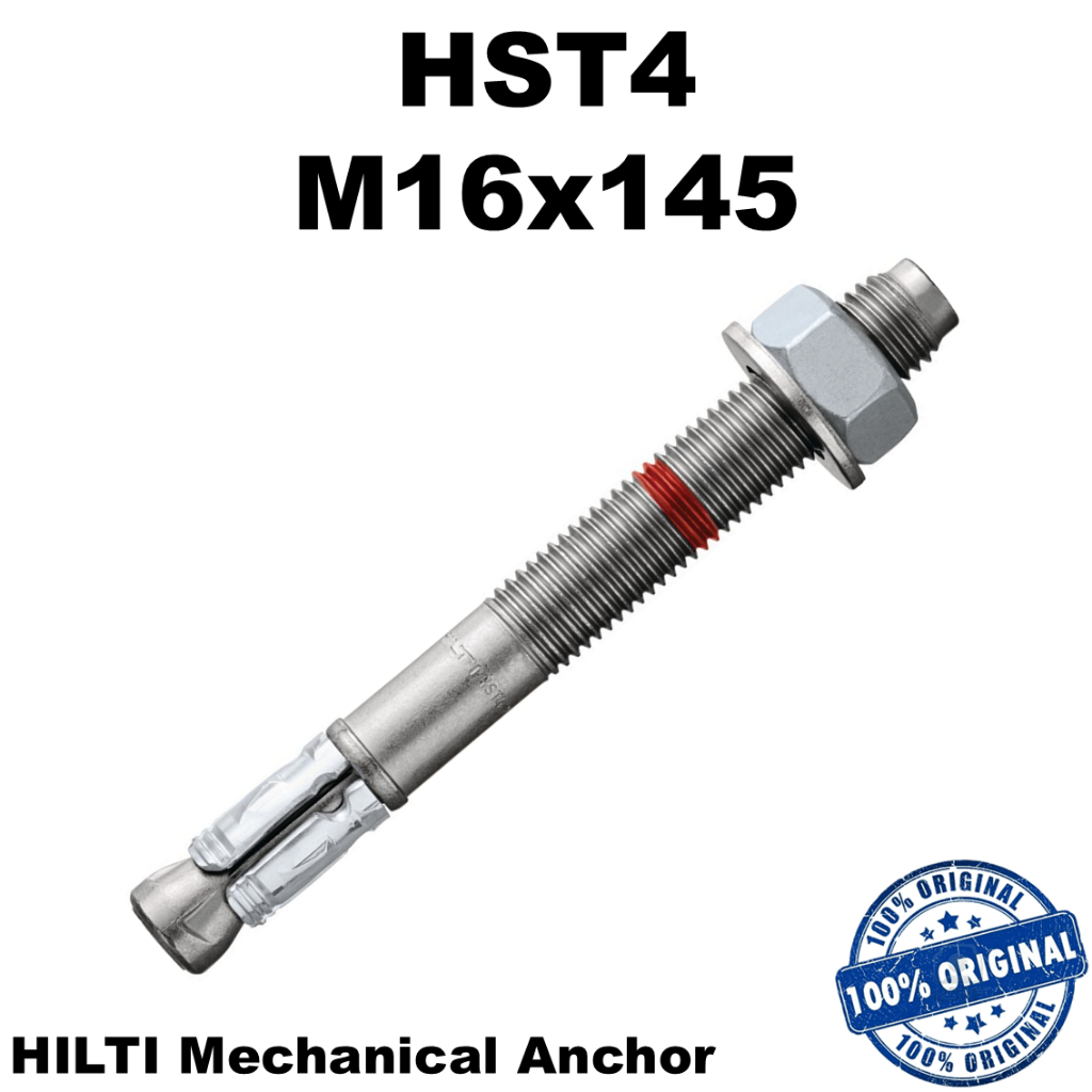 Dynabolt HILTI HST4 M16x145 5-45 (1 PACK = 20 PCS) | Stud anchor HST4 M16x145 5-45 #2329075