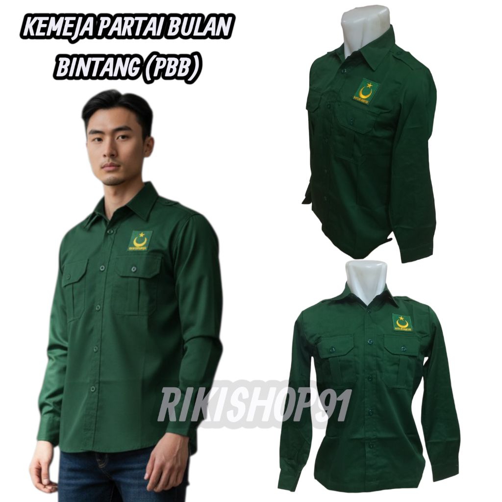 KEMEJA PARTAI PBB PARTAI BULAN BINTANG
