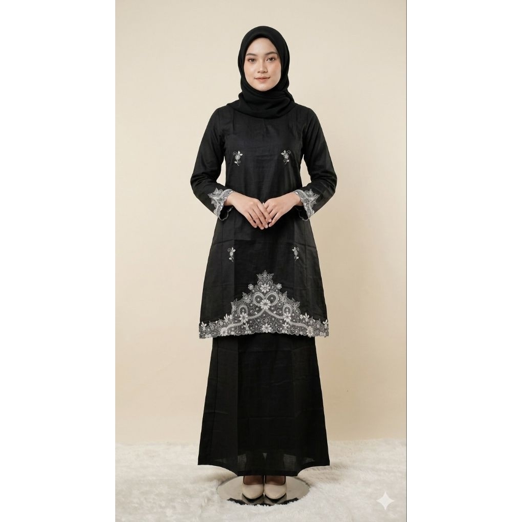Sircinta Baju Kurung Jadi | Stelan Malaysia Bordir Seruni bySC