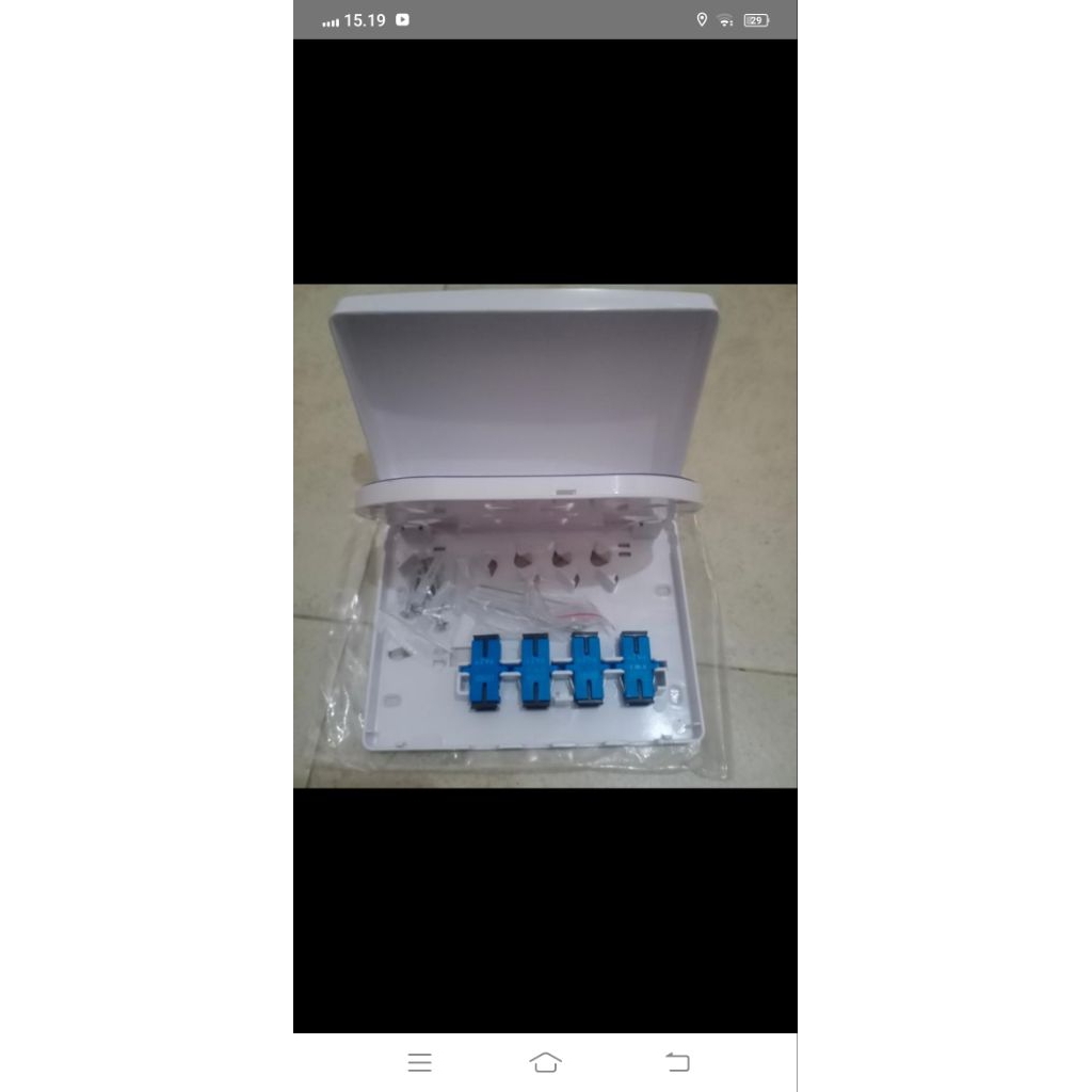 Roset FO 4 Core Lengkap Pigtail