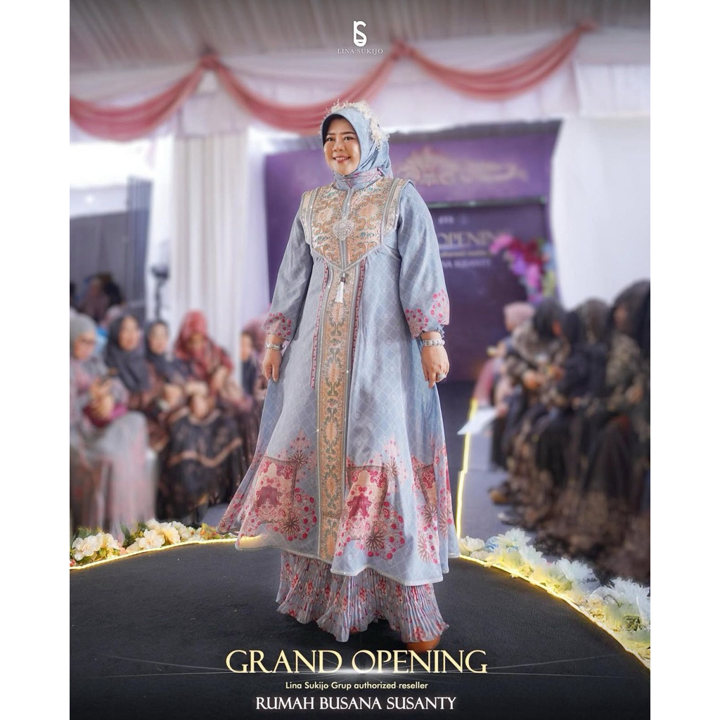 Lina Sukijo Set Scraf by Madinah Boutique