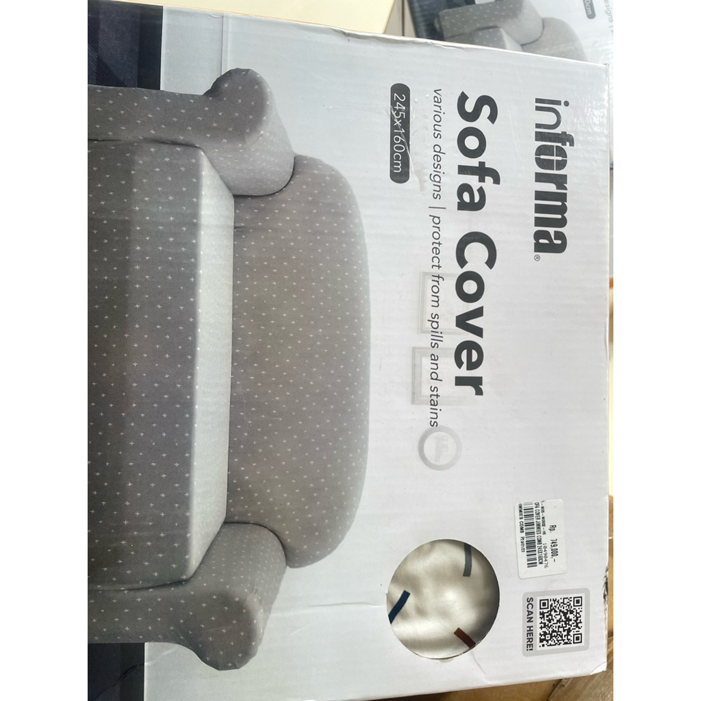 Informa Sarung Sofa 3 Seater / Cover Sofa / Sofa Protector / Pelindung Sofa Elastis