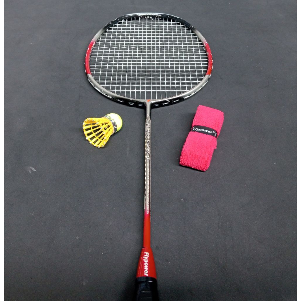 Raket badminton bulutangkis bekas second original flypower attack power 9
