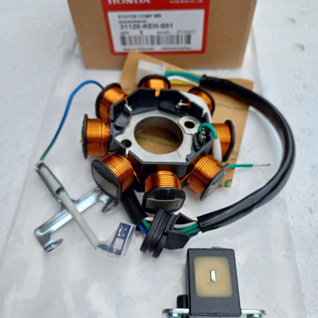 SPULL STARTER MOTOR HONDA MEGA PRO PRIMUS ADVENCE HIU OLD KODE PART 31120-KEH-601