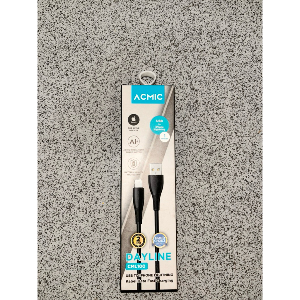 acmic kabel data fast charging lightning iphone
