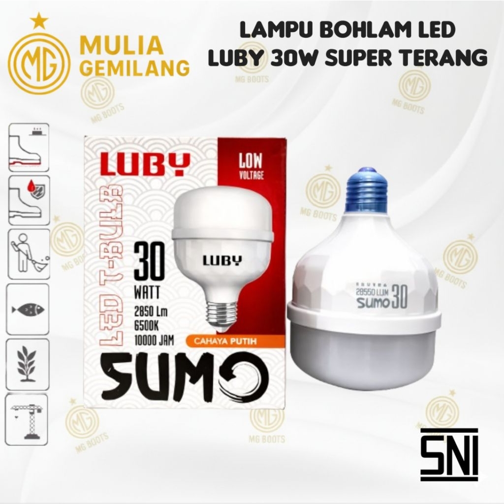 Lampu Led 30 Watt LUBY superterang, Bohlam Led 30 Watt LUBY superterang