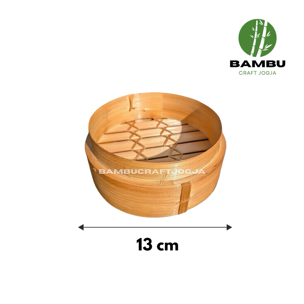 Klakat Dimsum Bambu Diameter 13cm Klakat Bambu Wadah Dimsum