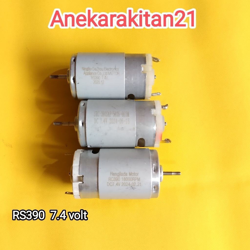 Dinamo RS390  7,4 VOLT