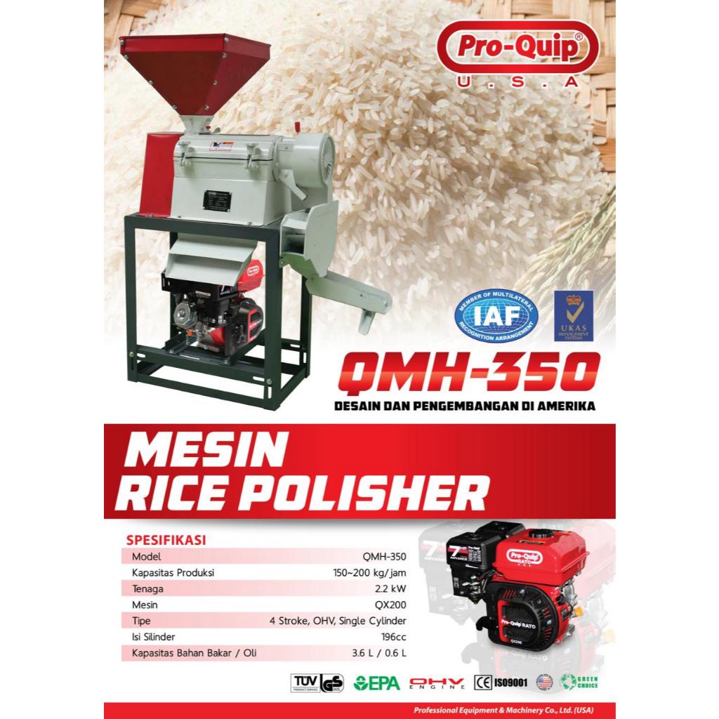 Mesin Giling Padi Penggiling Padi Proquip QMH 350