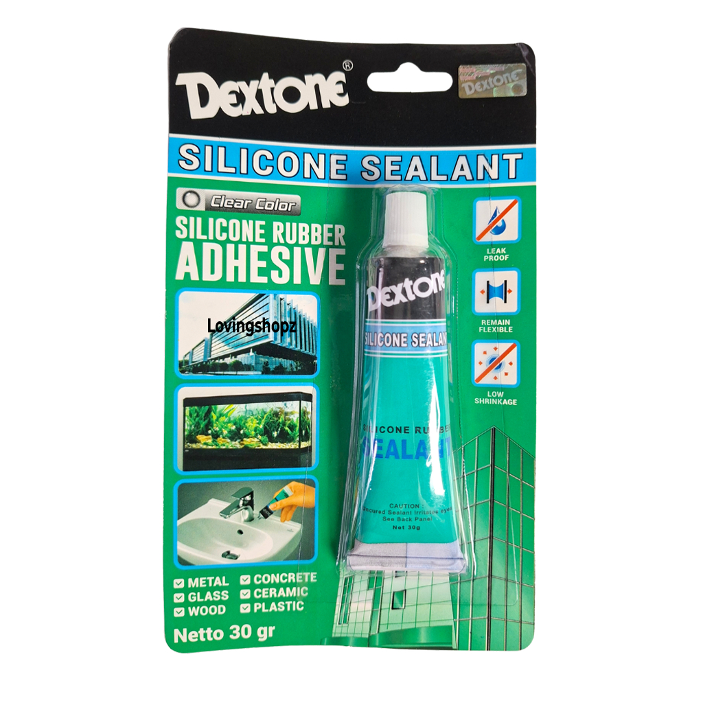 Dextone Silicone Sealant, Lem Dextone