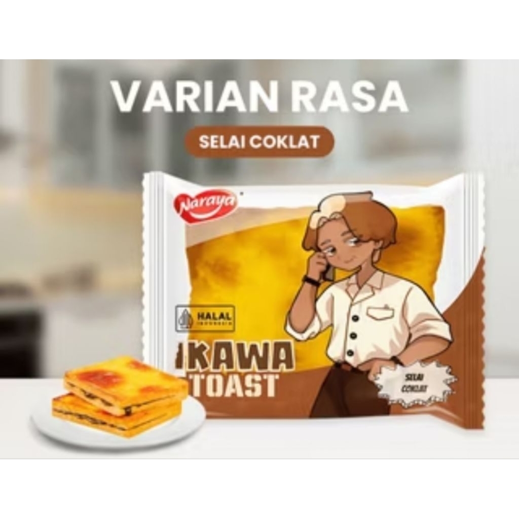 Roti Ikawa Rasa Coklat KEMASAN 1PCS