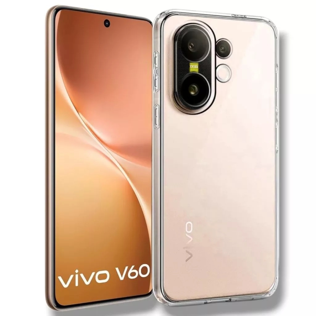 Case Vivo V60 5G Softcase CLEAR HD CAMERA PROTECTION Casing Case Hp Vivo V60 5G