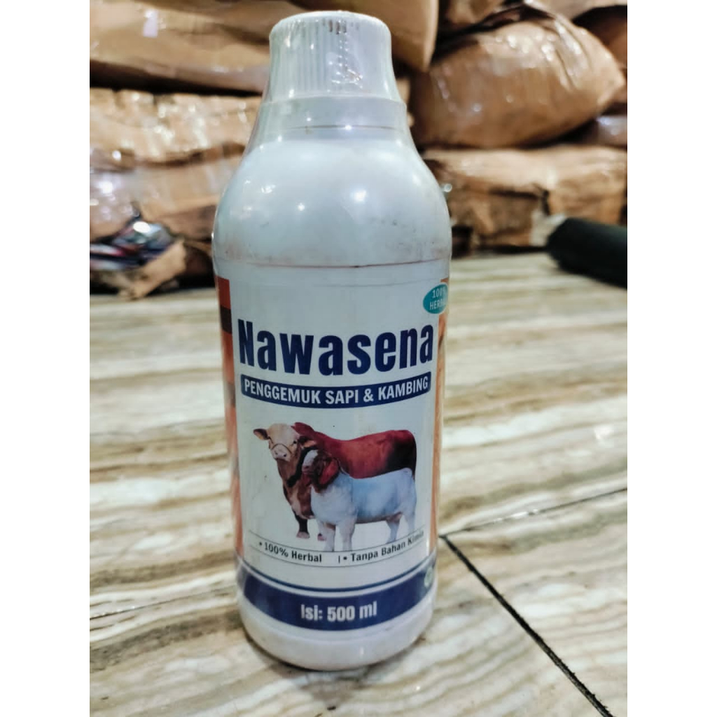 Nawasena Penggemuk Sapi Lokal Sulawesi Bali Kambing Cepat, Nafsu Makan Naik, Bobot Bertambah, Herbal
