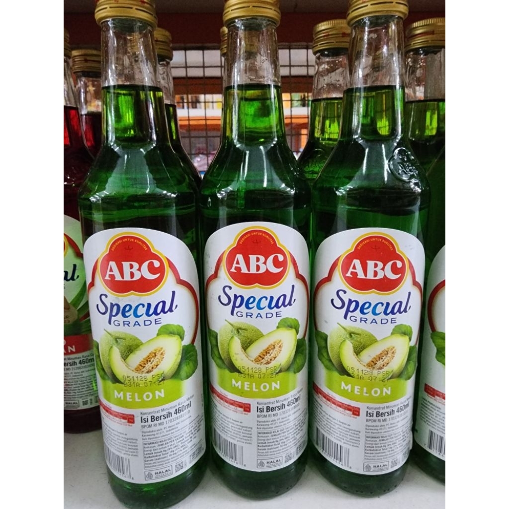 Sirup ABC Melon 460ml - Manis Segar, Cocok untuk Minuman Dingin