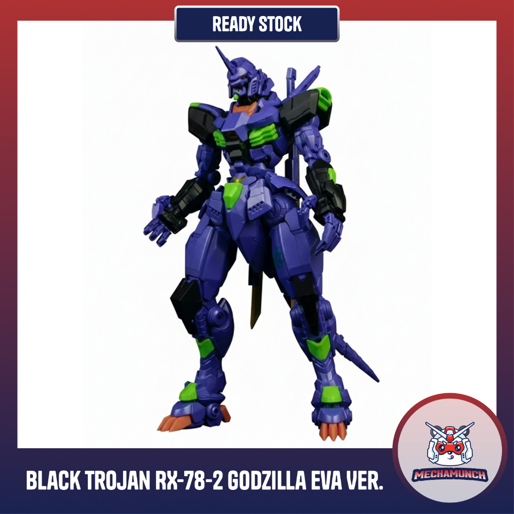 Black Trojan RX-78-2 Godzilla Evangelion Gunzoid 1/100 Model Kit
