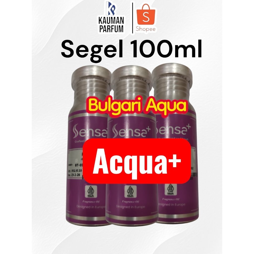 Grosir Segel Almunium 100ml Sensa Bulgari Aqua Acqua