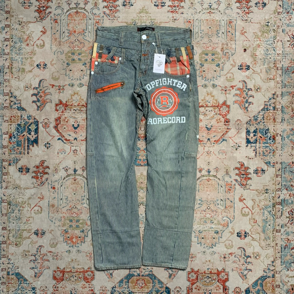 Dominate Handcrafted Topfighter Prorecord Stripe Double Waist Soft Jeans Regular Fit BL939