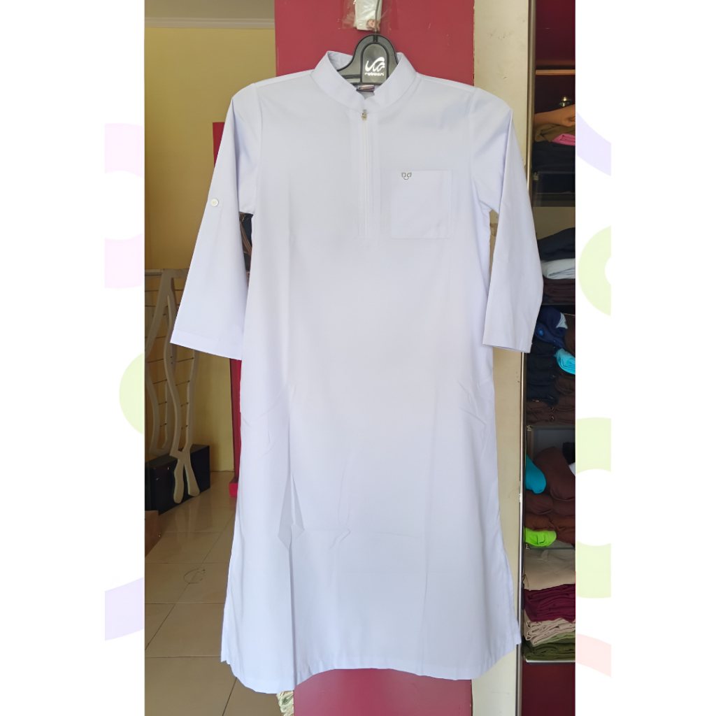 Rabbani Baju Gamis Anak Laki Laki - Jukid Maxi Jaidan Blg ORI Warna Putih