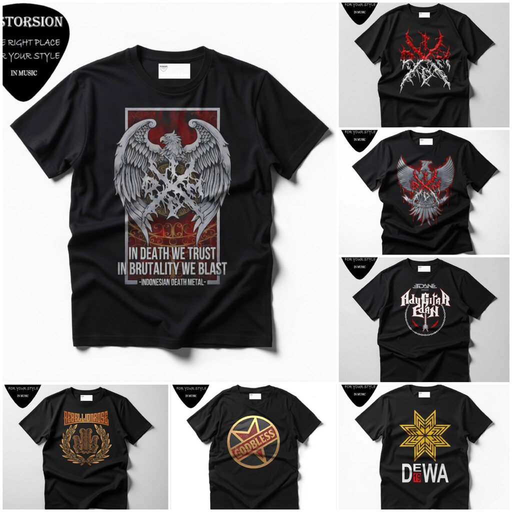 KAOS BAND | Katun Kombed 24s | Kaos Band Indonesia | Kaos Musik