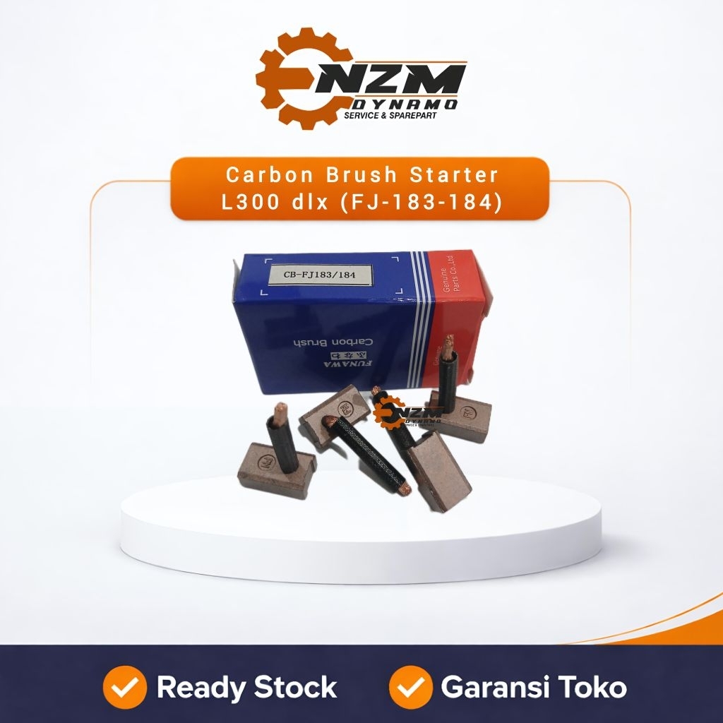 Carbon Brush Starter / Brostel Stater L300 dlx (FJ-183/184) nzmdynamo