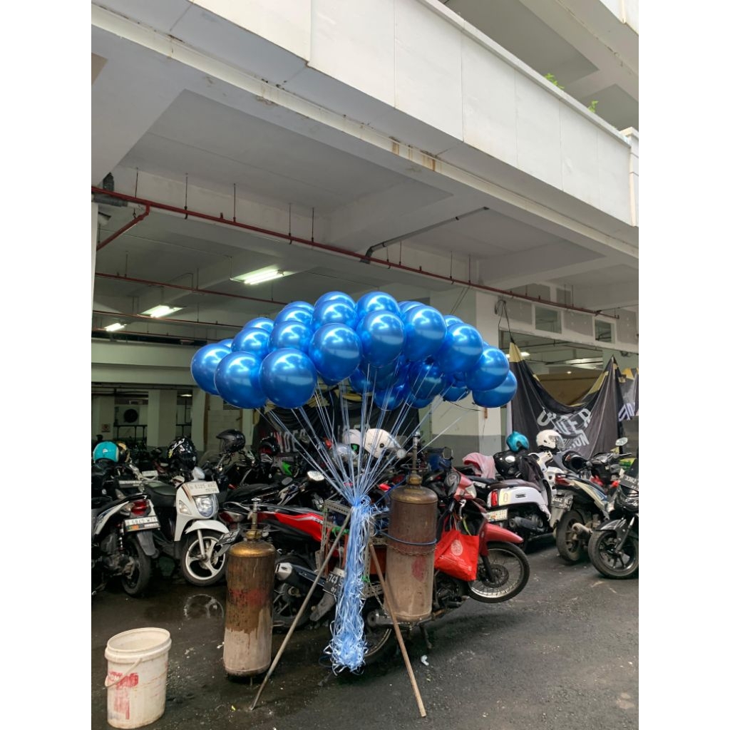 balon gas helium/balon gas/balon terbang/balon chrome