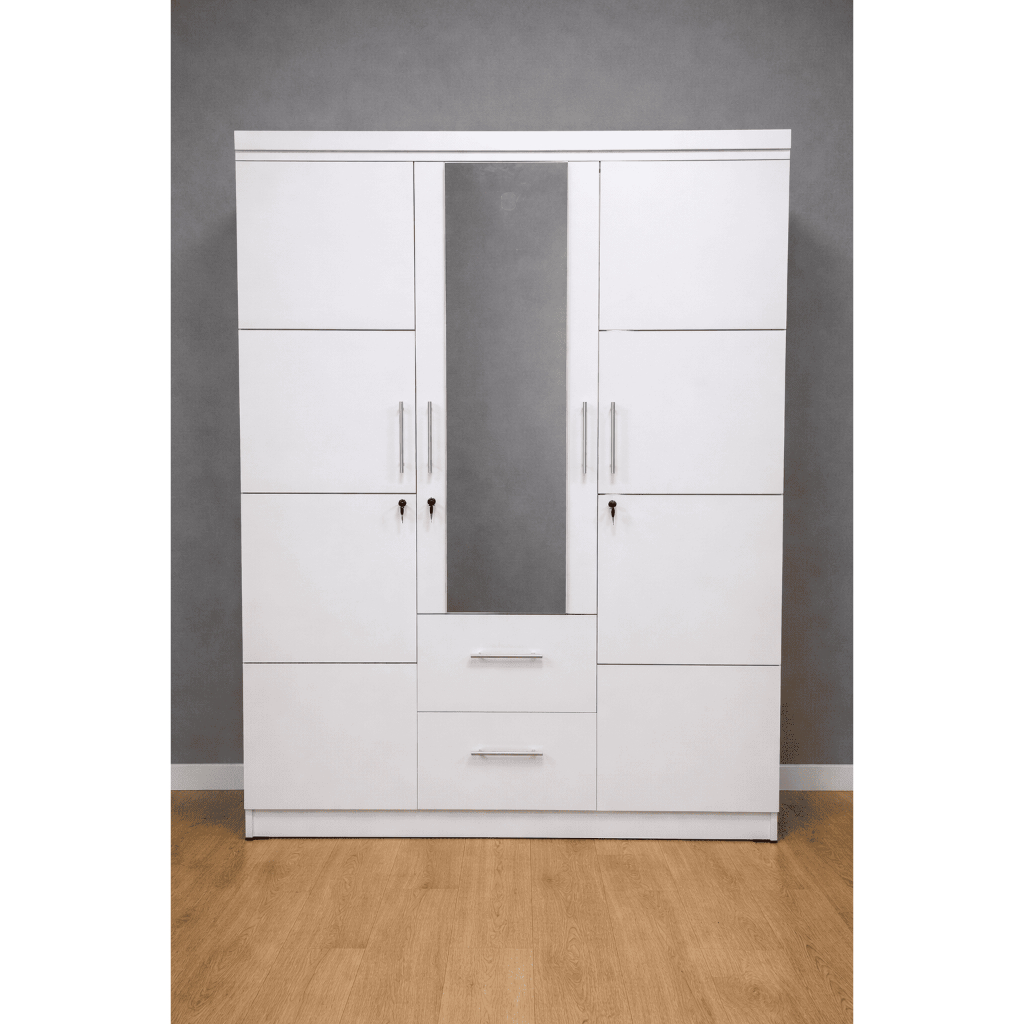 Lemari Pakaian 3 Pintu Minimalis Modern + Laci & Kunci