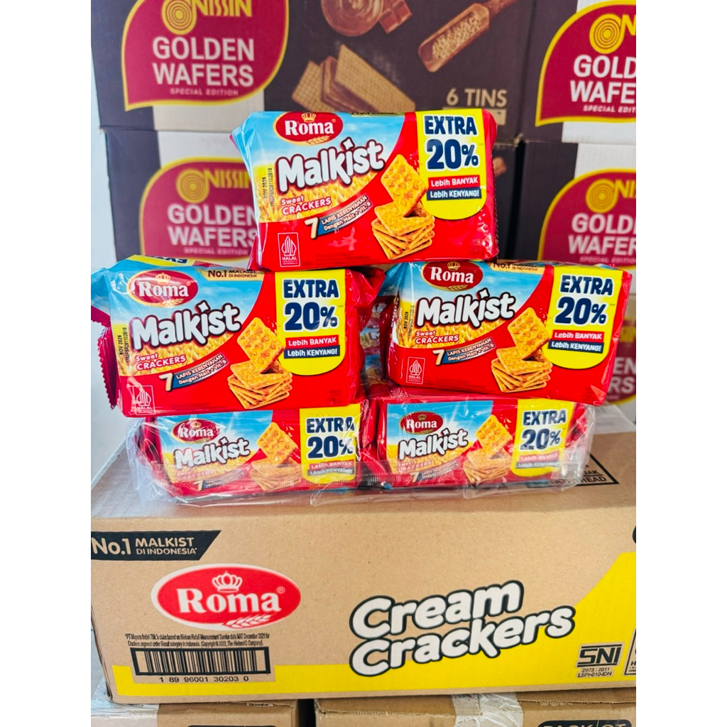 Biskuit Roma Malkist Crackers