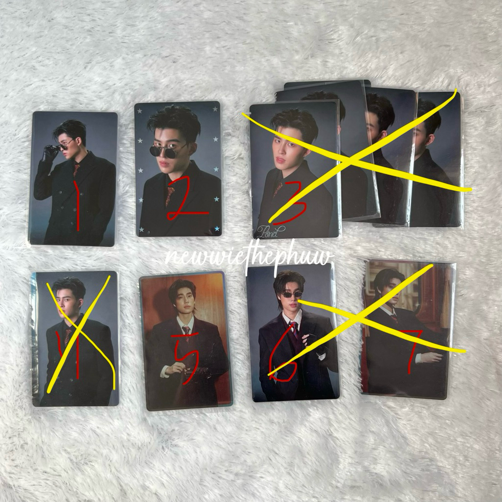 PONDPHUWIN RENDEZVOUS FANCON PHOTOCARD PC CC SET