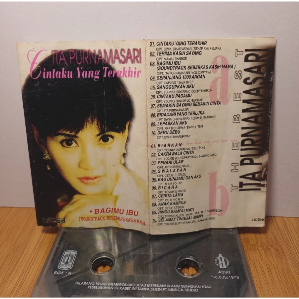 Kaset ita Purnamasari - Cintaku Yang Terakhir