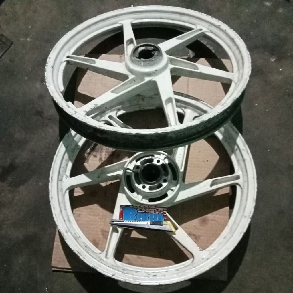VELG SATRIA LUMBA 2 TAK DOBLEDISC COPOTAN PNP SATRIA HIU
