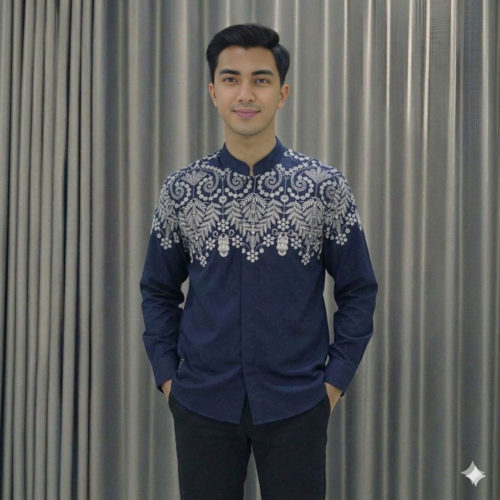 ready stok kemeja batik ajwar/ N one/ERKAPE