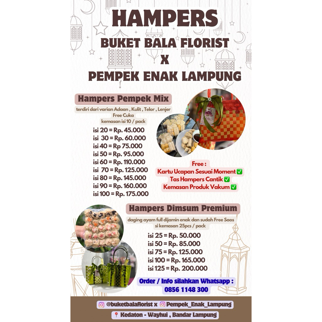 HAMPERS LAMPUNG // HAMPERS DIMSUM // HAMPERS DIMSUM LAMPUNG