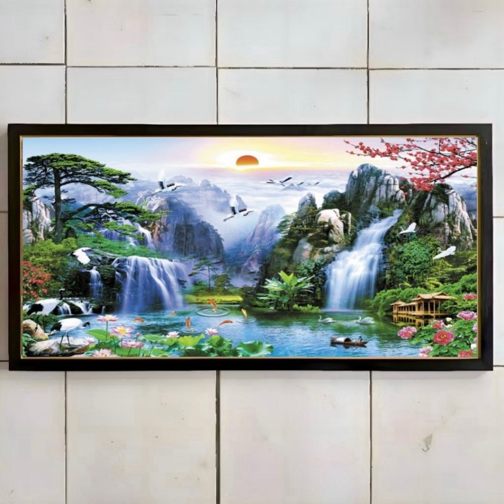 pemandangan air terjun