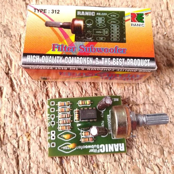 Kit Filter Subwoofer 1 Potensio / Filter Subwoofer 12v