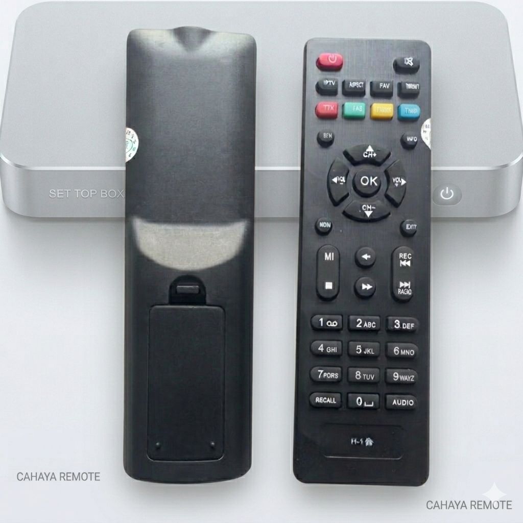 REMOT STB MATRIX APPLE HD DVB T2 MATRIX DUS MERAH