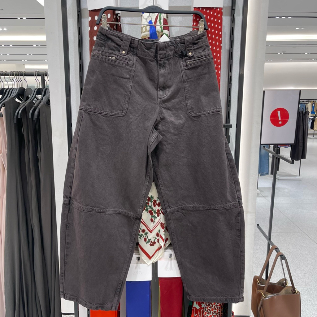 Jeans Cargo Barrel ZARA Women jastip (jasa titip)