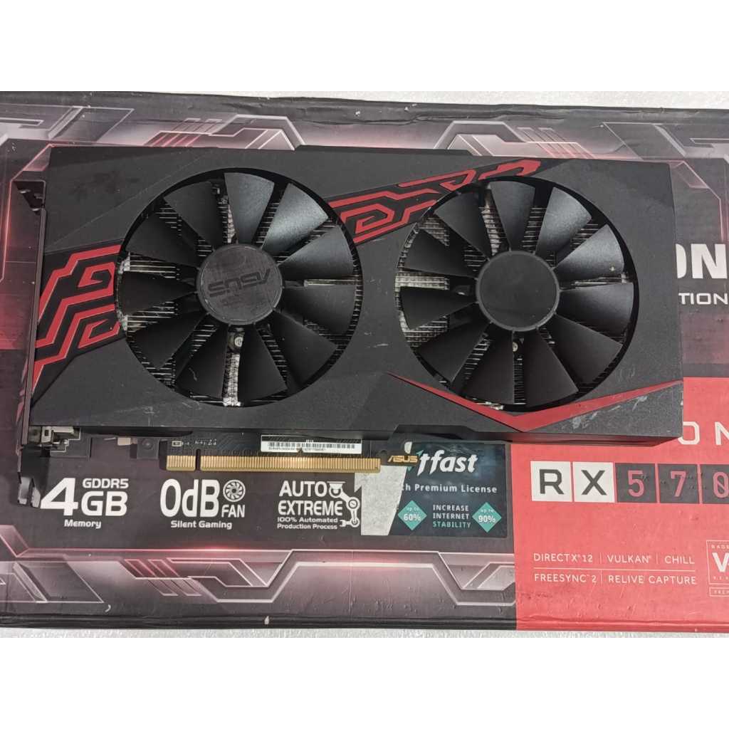 ASUS RX 570 4GB 256BIT DDR5 LIKE NEW