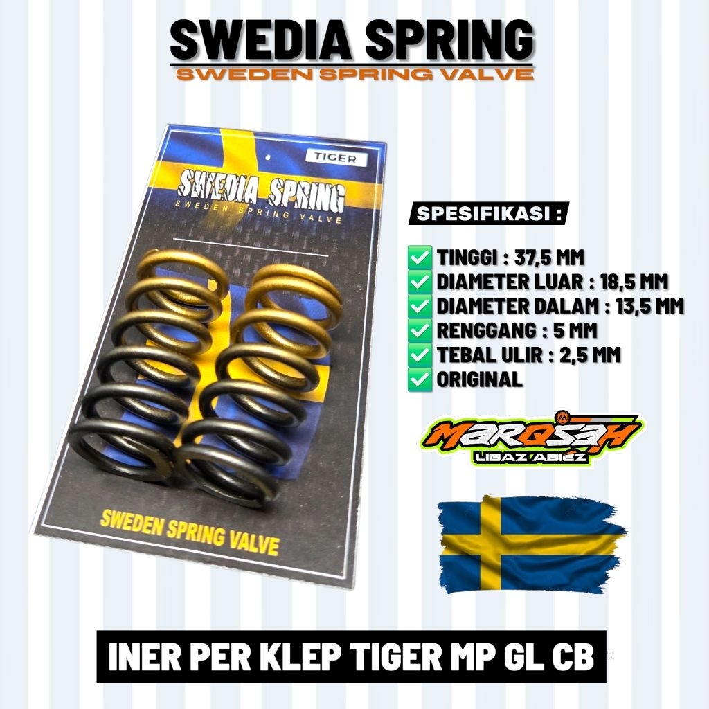 PER KLEP TIGER SWEDIA INER INNER PER KLEP TIGER SWEDIA ORIGINAL