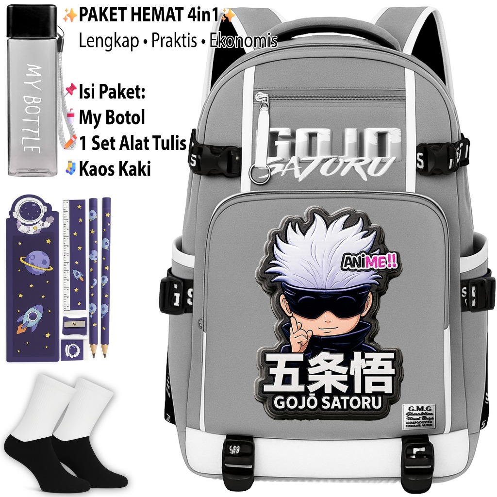 BONUS BOTOL MINUM. TAS RANSEL ANAK LAKI LAKI TERBARU / TAS RANSEL SEKOLAH TK PAUD / TAS RANSEL KECIL