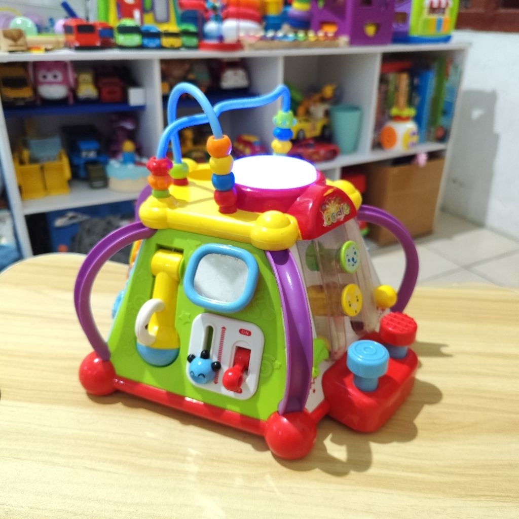 PRELOVED BUSY BOX [ BACA DESKRIPSI ] Hola Toys Pyramid Activity