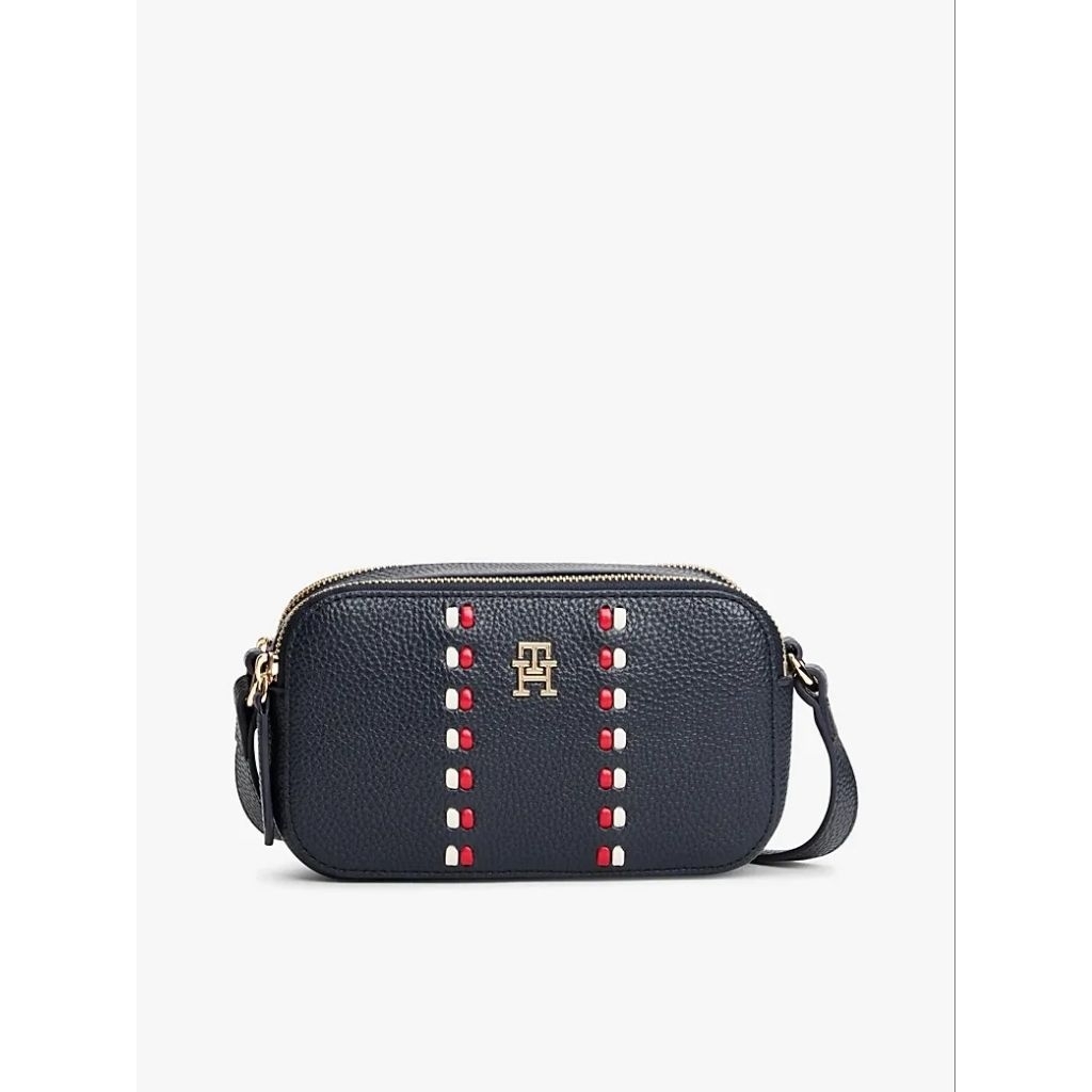 Tommy Hilfiger Women's THRAW18153DW Signature Tape Camera Bag Tas Selempang Wanita
