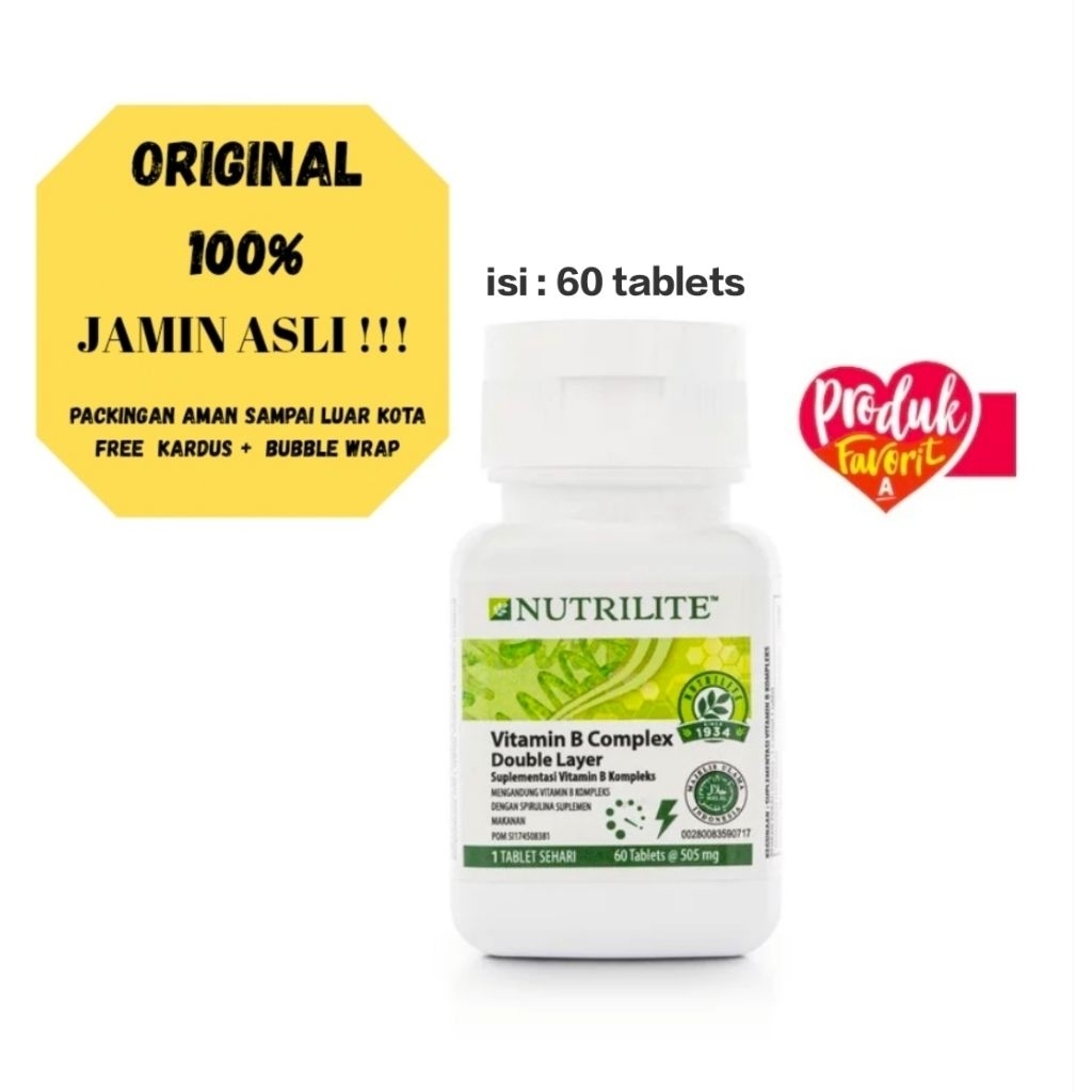Nutrilite vitamin b complek double layer AMWAY Original 100% (AA1)