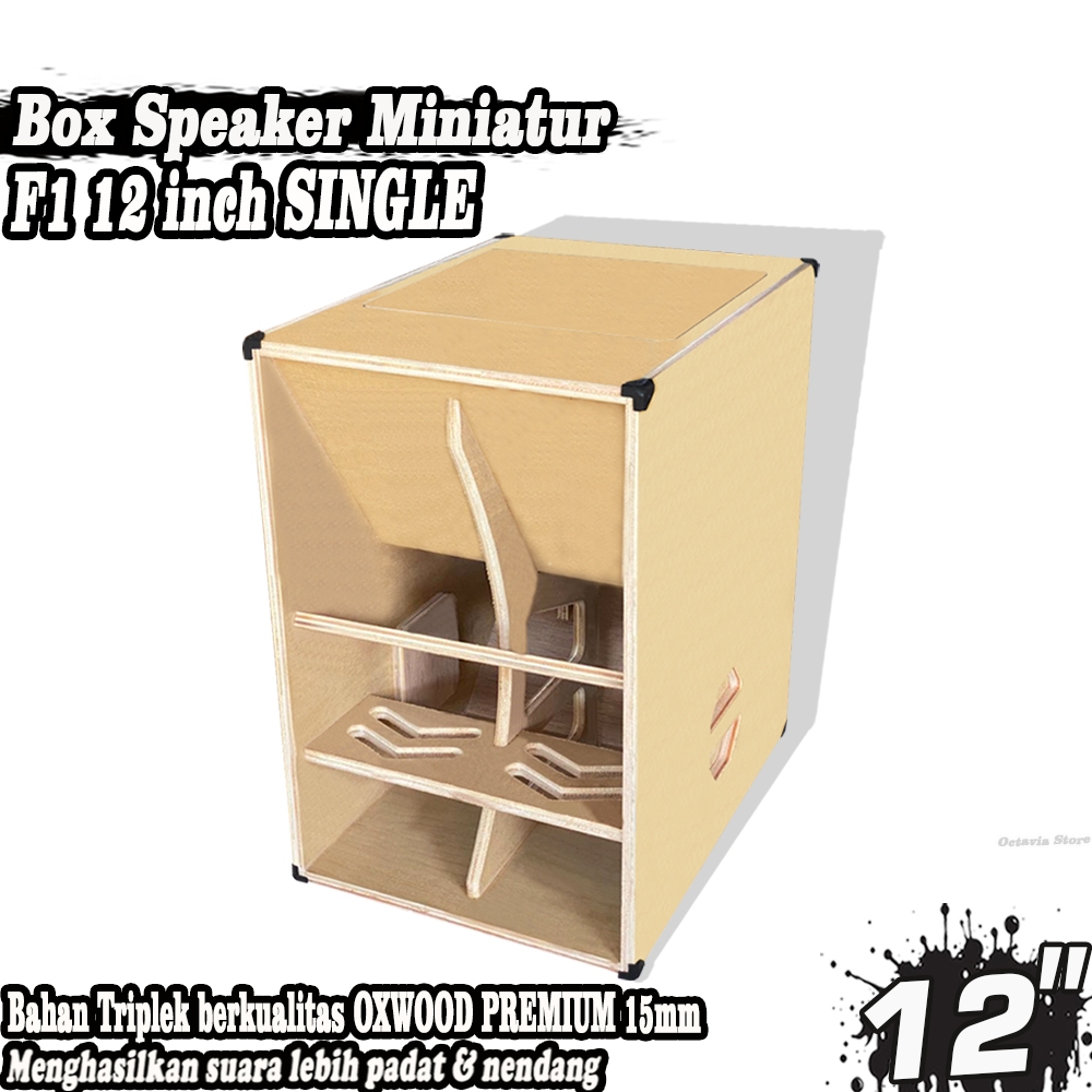 Box Speaker Miniatur F1 12 INCH SINGLE
