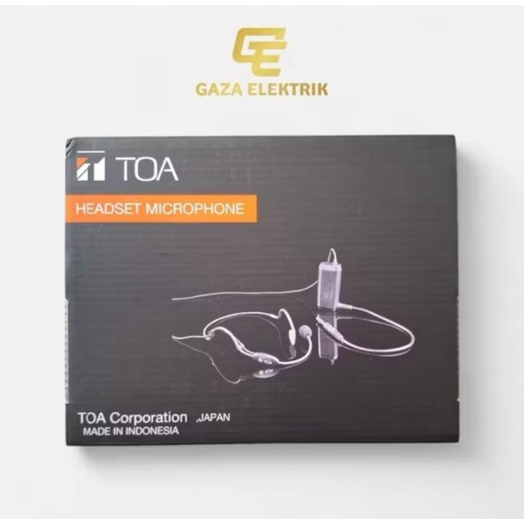 MIC TOA HEADSET MICROPHONE UNTUK IMAM MASJID/PRESENTER/PRESENTASI